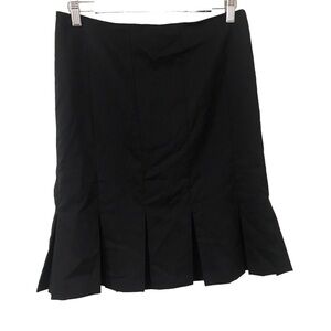 3/$15 Gap stretch wool blend black business casual  midi skirt